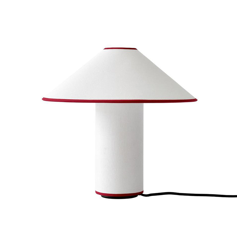 Colette Fabric Table Lamp - Elegant Bedside & Living Room Lighting for Home Decor | Soft Glow Nightstand Lamp for Bedroom, Office, or Study