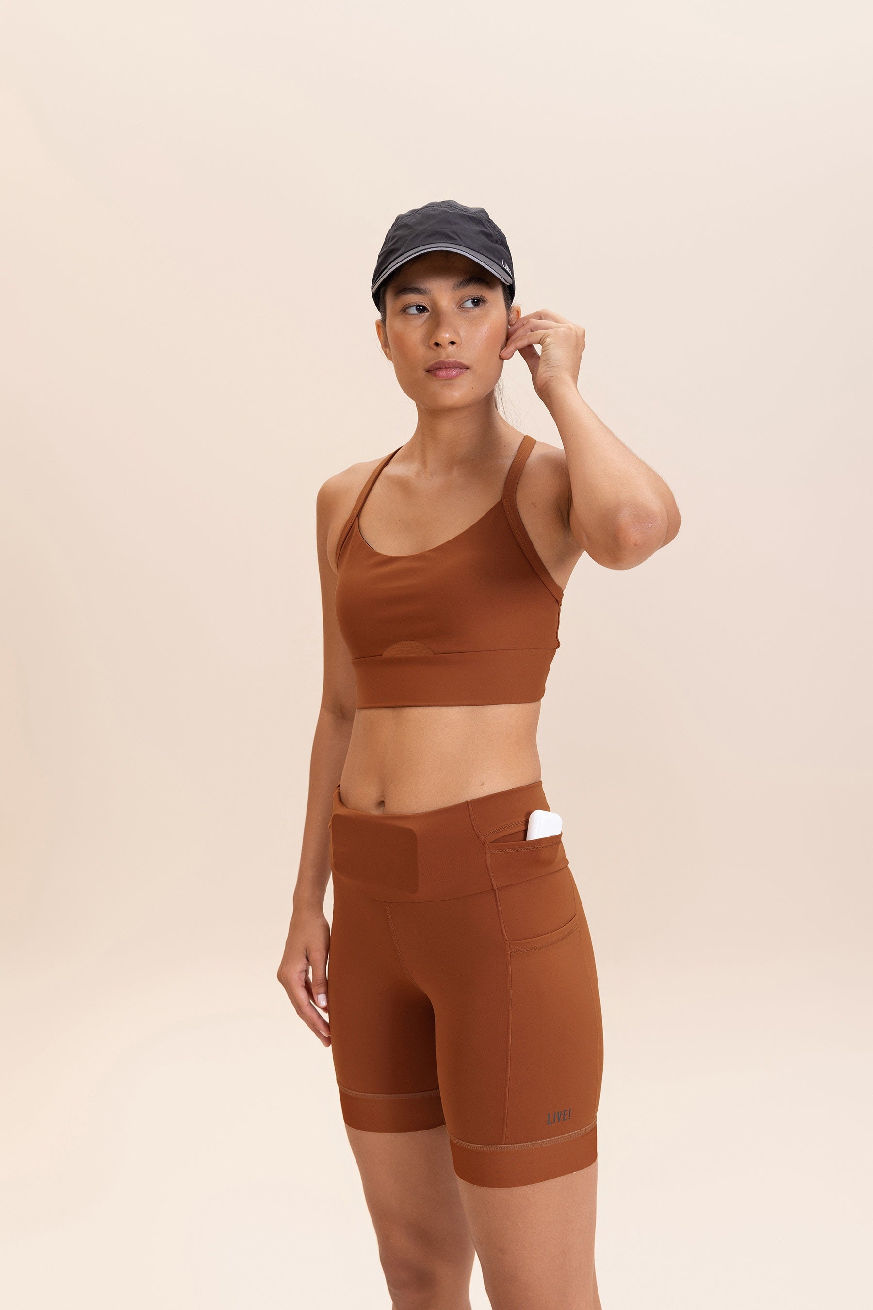 ByNature Cross Sports Bra for Women - High Support Workout Top for Running, Yoga & Gym - Breathable & Comfortable Activewear
