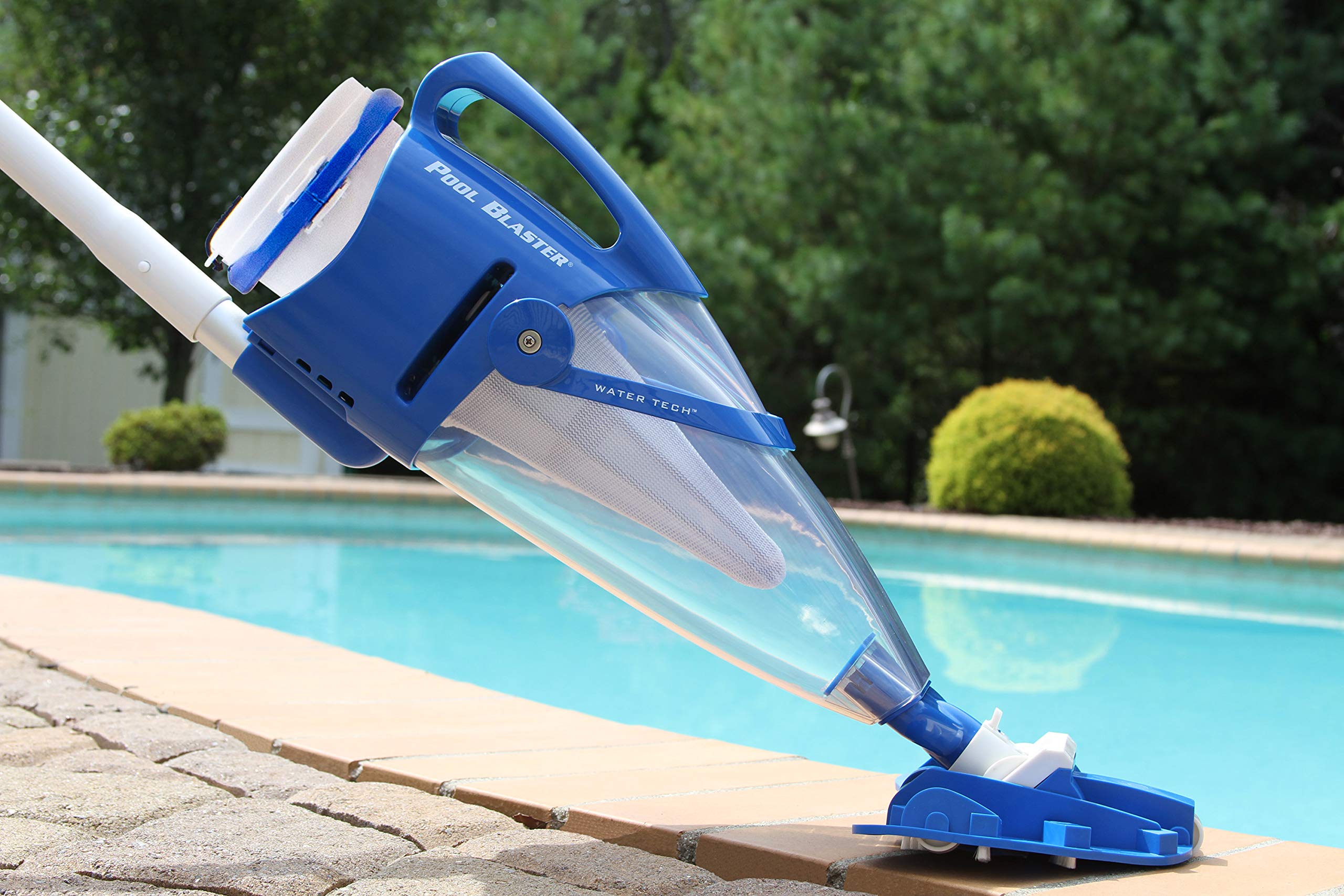 POOL BLASTER Centennial Cordless Pool Vacuum with Pole Set - XL Debris Capacity & Advanced Filtration, Handheld Rechargeable Pool Cleaner for Sand, Silt & Leaves in Inground & Above Ground Pools | Perfect for Quick Pool Maintenance & Seasonal Cleaning