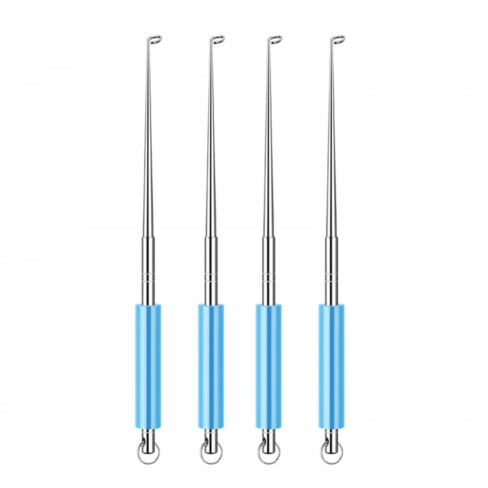 DONGKER 2PCS/4PCS Fish Hook Remover Tool - Quick Release Fishing Hook Disgorger for Safe Catch and Release | Perfect for Bass, Trout, and Saltwater Fishing Gear Accessories