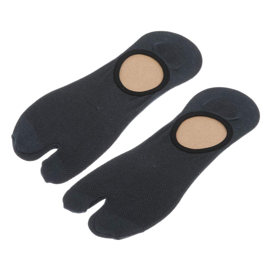 4 Colors Men's Toe Separator Socks - Breathable Japanese Tabi Socks for Yoga, Running & Home Comfort