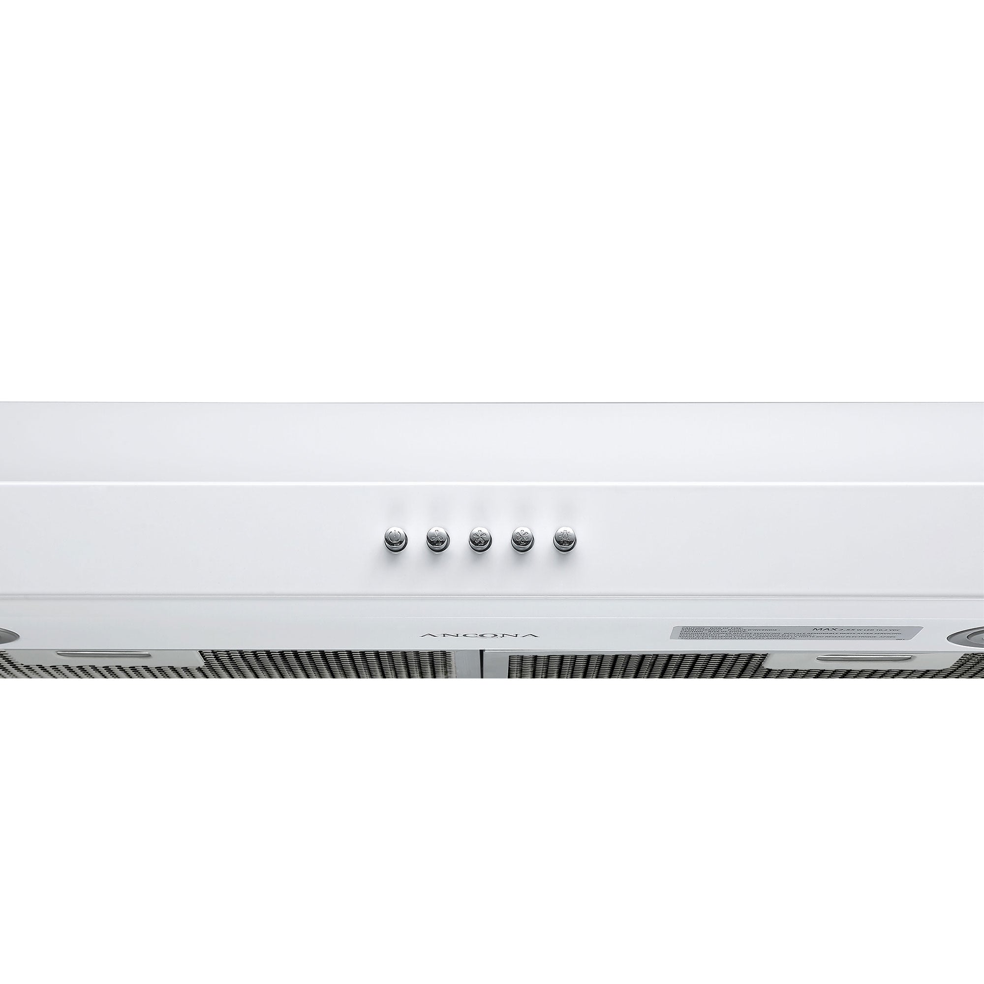 Slim S3DW 30-Inch 325 CFM Non-Vented White Under Cabinet Range Hood - Perfect for Small Kitchens, Apartments & Compact Cooking Spaces