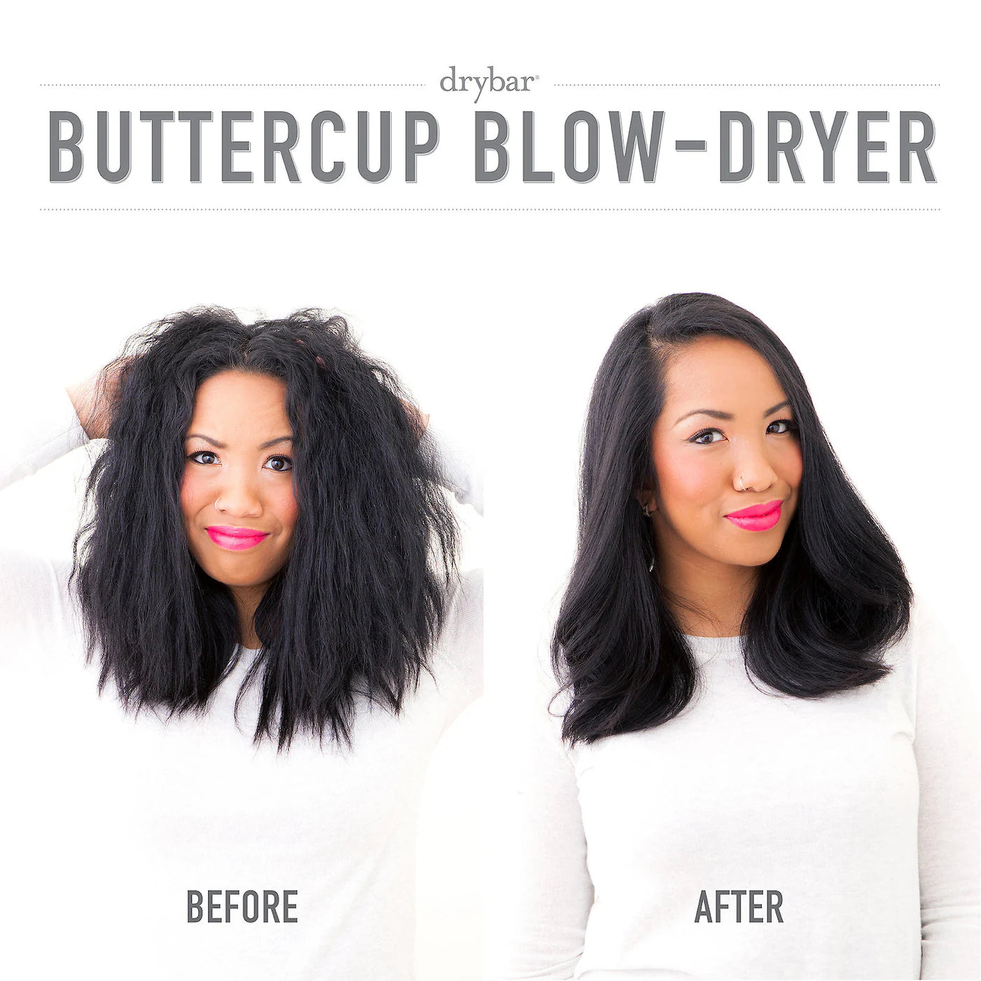 Drybar Buttercup Blow Dryer - Professional Hair Dryer for Salon-Quality Blowouts at Home | Perfect for Styling, Smoothing & Volumizing Hair