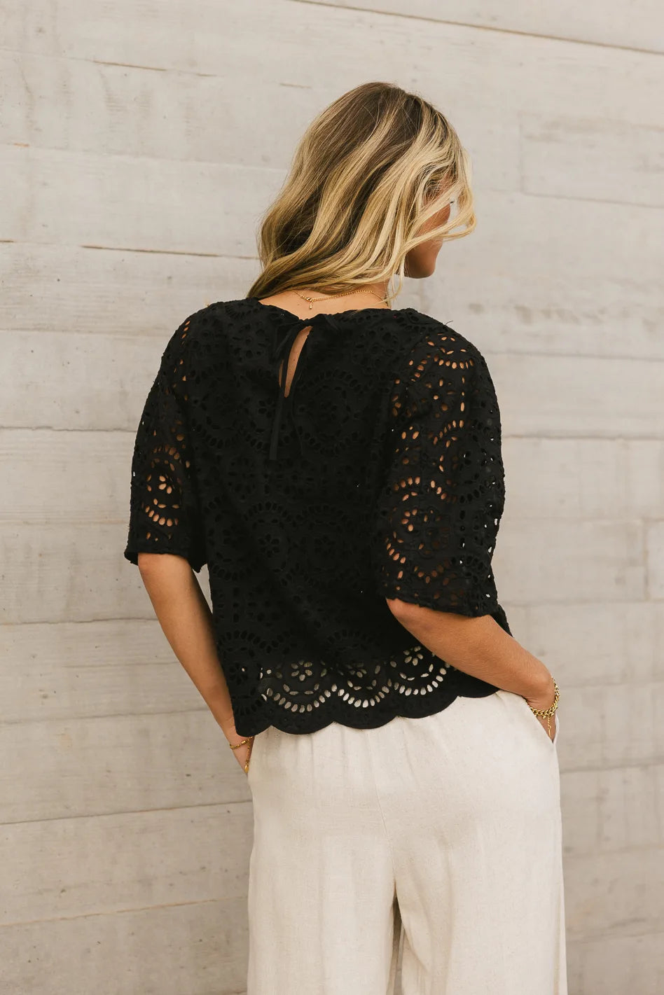 Meant To Be Top in Black - Women's Fashion Blouse for Work & Evening Outfits | FINAL SALE