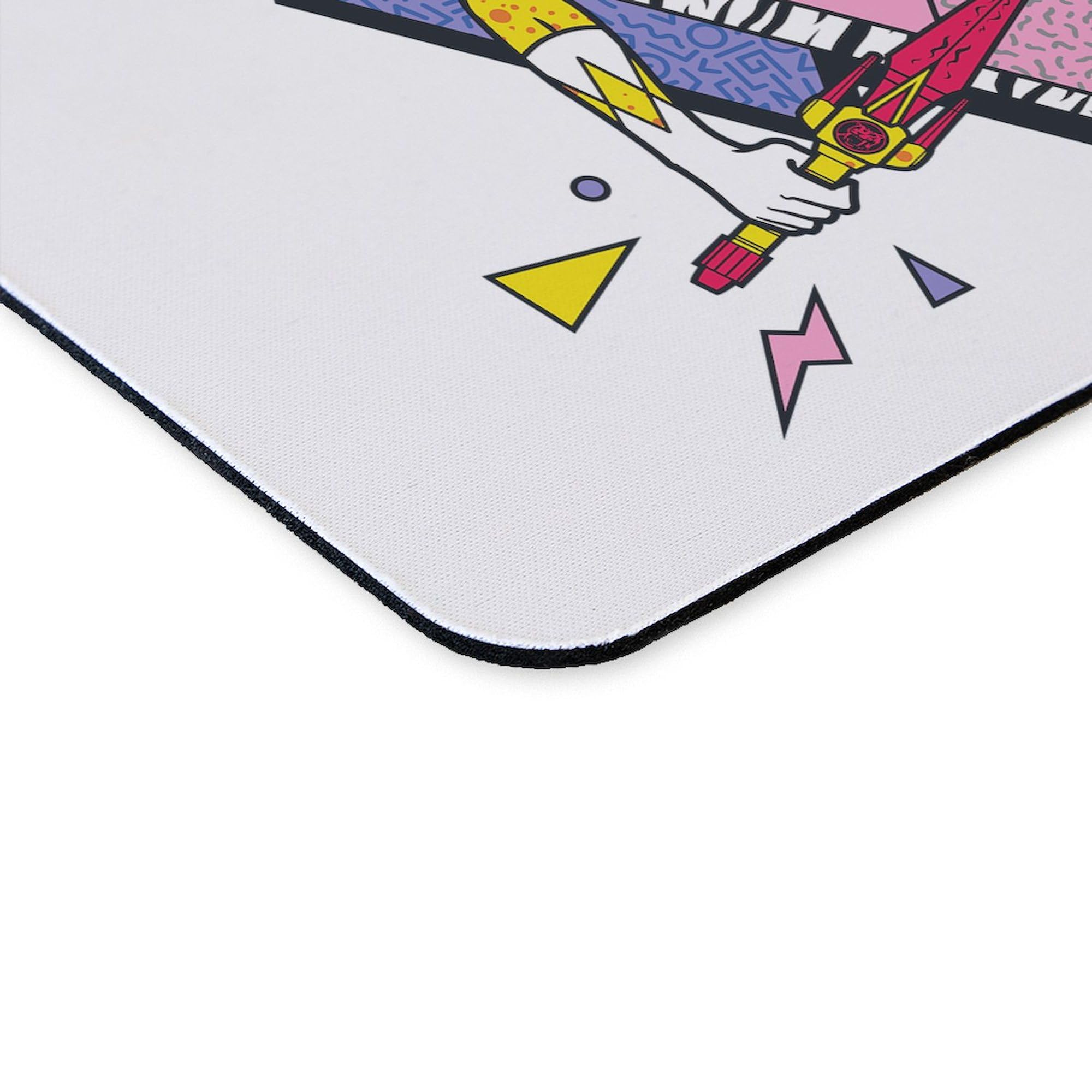 Power Rangers Yellow & Pink Ranger Non-Slip Rubber Gaming Mouse Pad - Perfect for PC, Laptop, Office & Gaming Setup