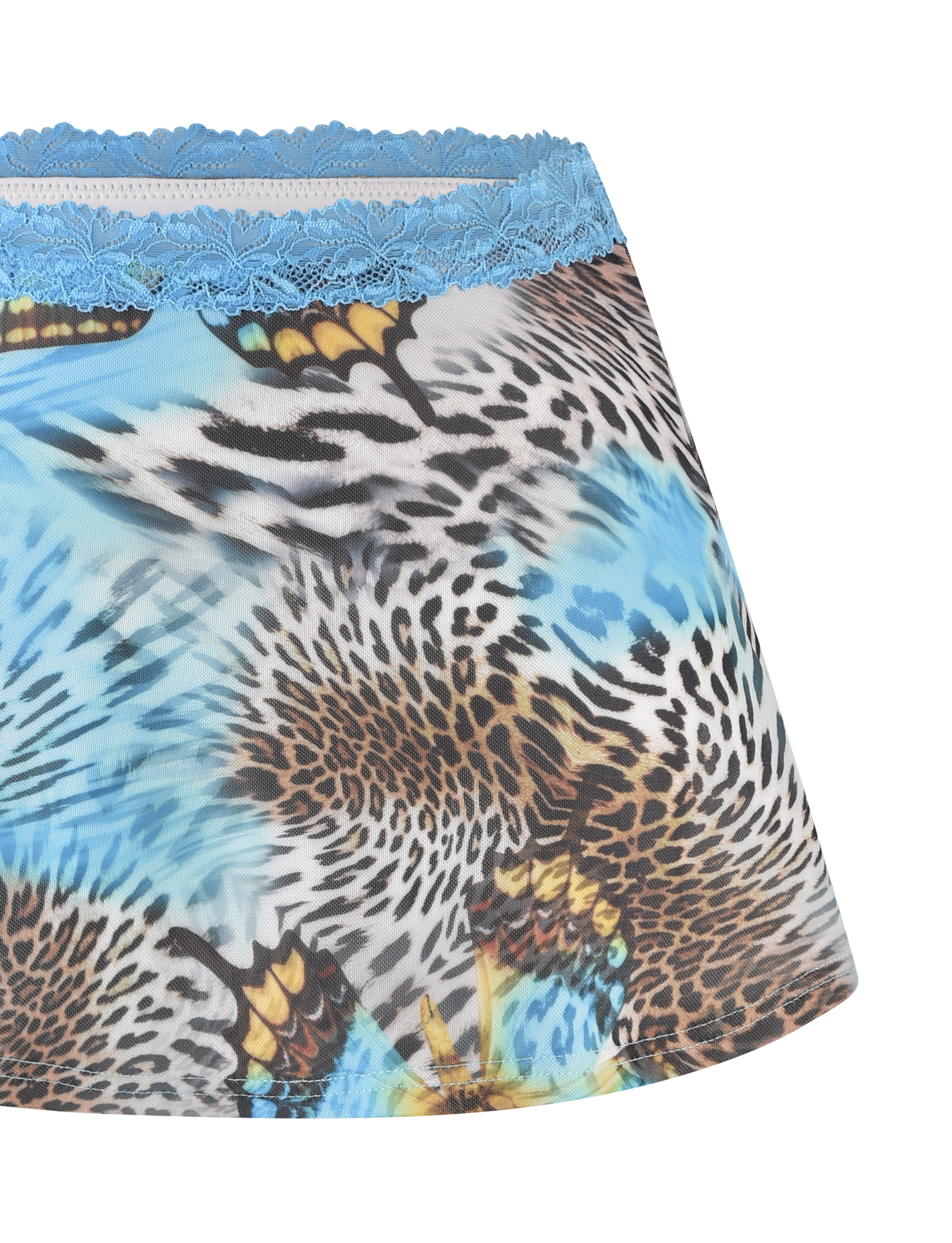 FINLEA Mini Skirt - Animal Print & Butterfly Design - Women's Fashion Skirt for Casual Wear, Party, and Summer Outfits
