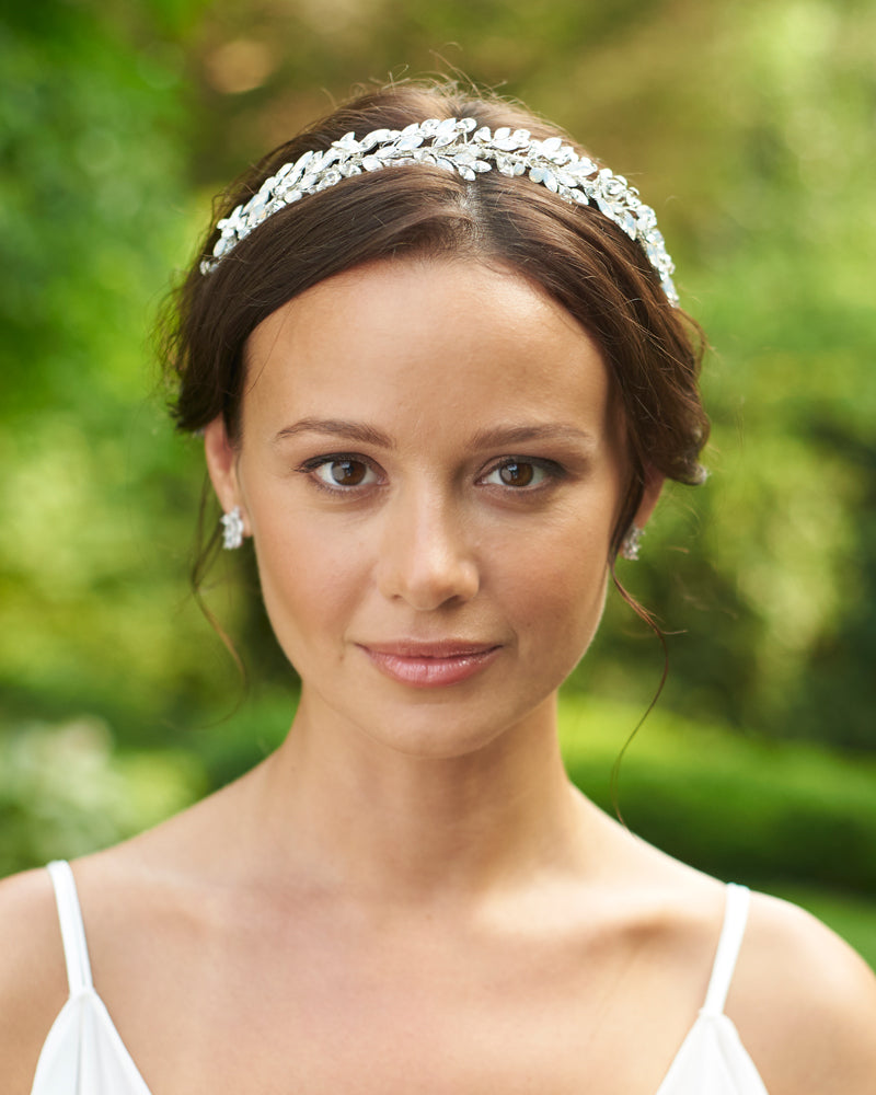 Anastasia Opal Headband for Women - Elegant Crystal Hair Accessory for Weddings, Parties & Special Occasions