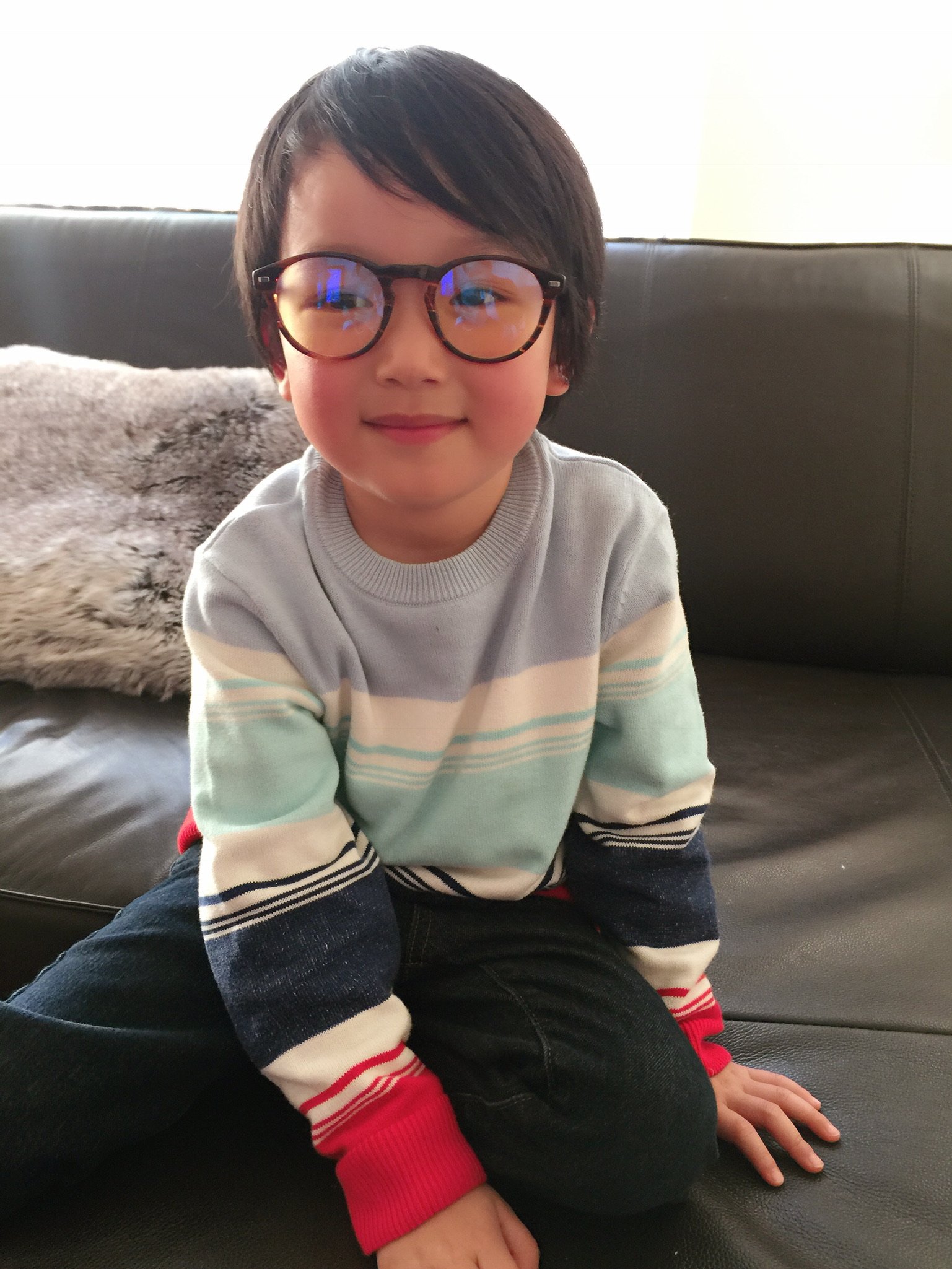 Blue Light Blocking Computer Glasses for Kids - Anti Eyestrain & Digital Screen Protection - Eco-Friendly FDA Approved 