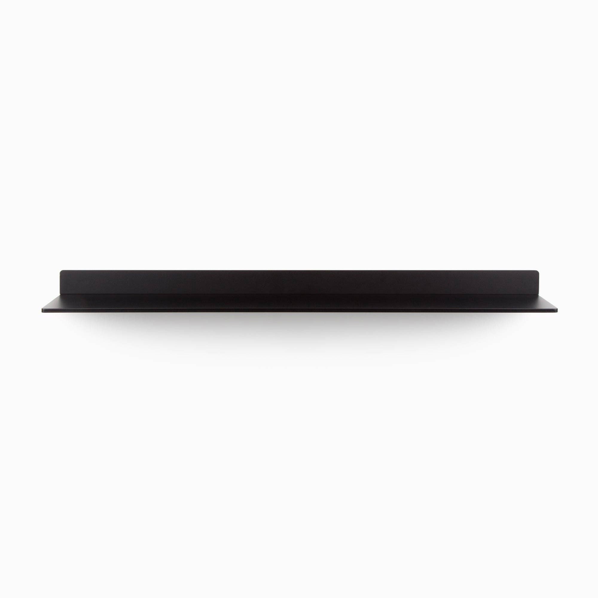 Tromso FM1 Steel Floating Shelf - Rustic Industrial Wall Shelf for Living Room, Kitchen, Bathroom & Office - Heavy Duty Metal Shelving for Home Decor & Storage