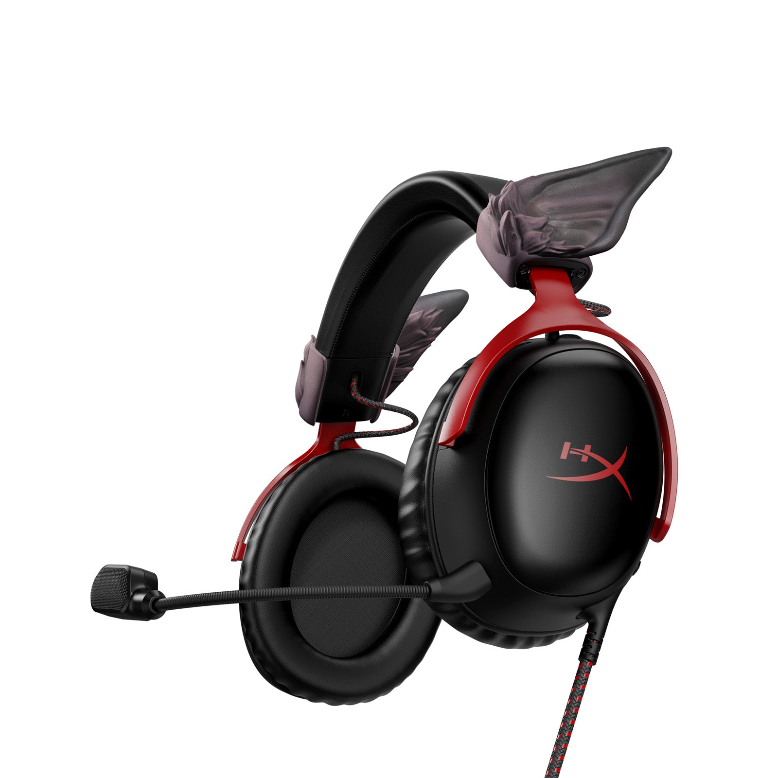 HX3D Werewolf Ears Headset Accessory - Cosplay Costume Prop for Halloween, Gaming, VR & Anime Conventions