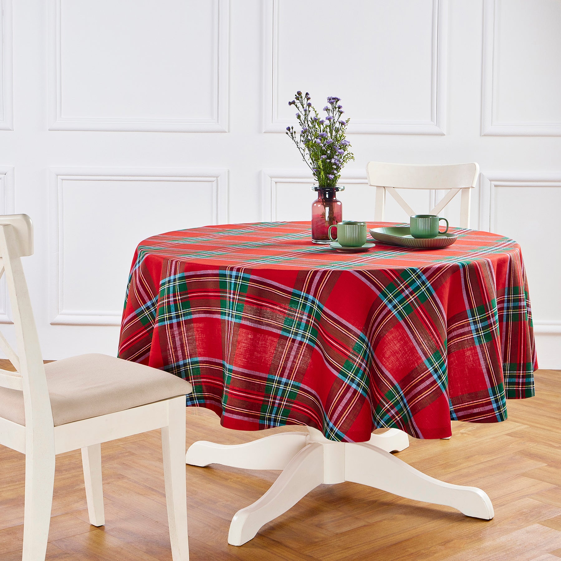 Red - Madras Holiday Plaid