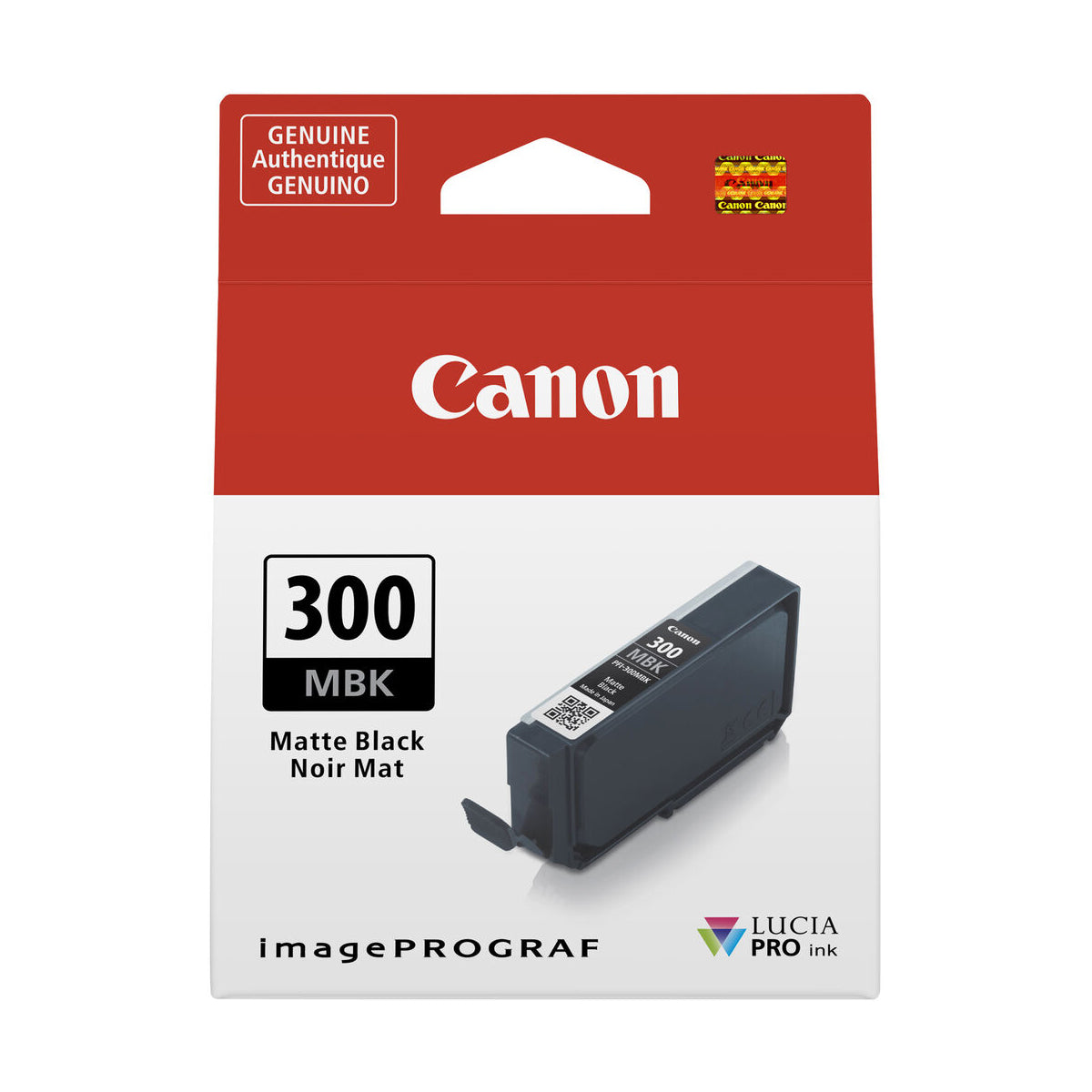 Canon PRO-300 Matte Black (MBK) Ink Cartridge - High-Quality Photo Printing for Professional Photographers & Artists | Perfect for Fine Art Prints, Portraits, and Studio Projects