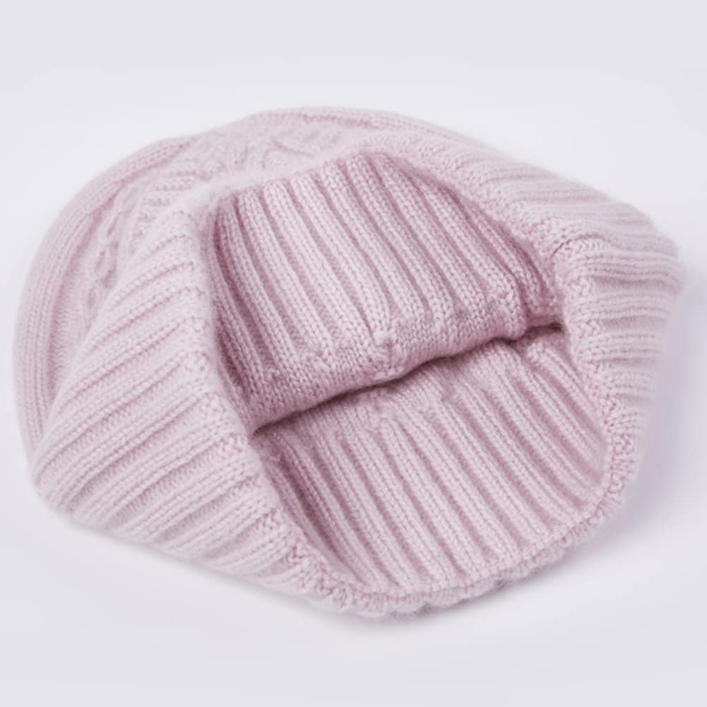 Warm Unisex Knitted Slouch Beanie Hat for Women & Men - Winter Cuffed Ski Cap for Outdoor Activities, Snowboarding & Casual Wear