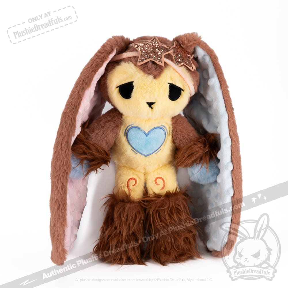 Plushie Dreadfuls POTS V2 Rabbit Stuffed Animal - Soft Cuddly Plush Toy for Kids, Anxiety Relief & Comfort, Perfect Gift for Collectors & Stress Relief