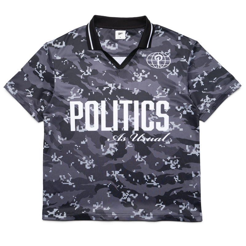 Camouflage Soccer Jersey for Political Supporters - Perfect for Game Days, Rallies & Fan Events