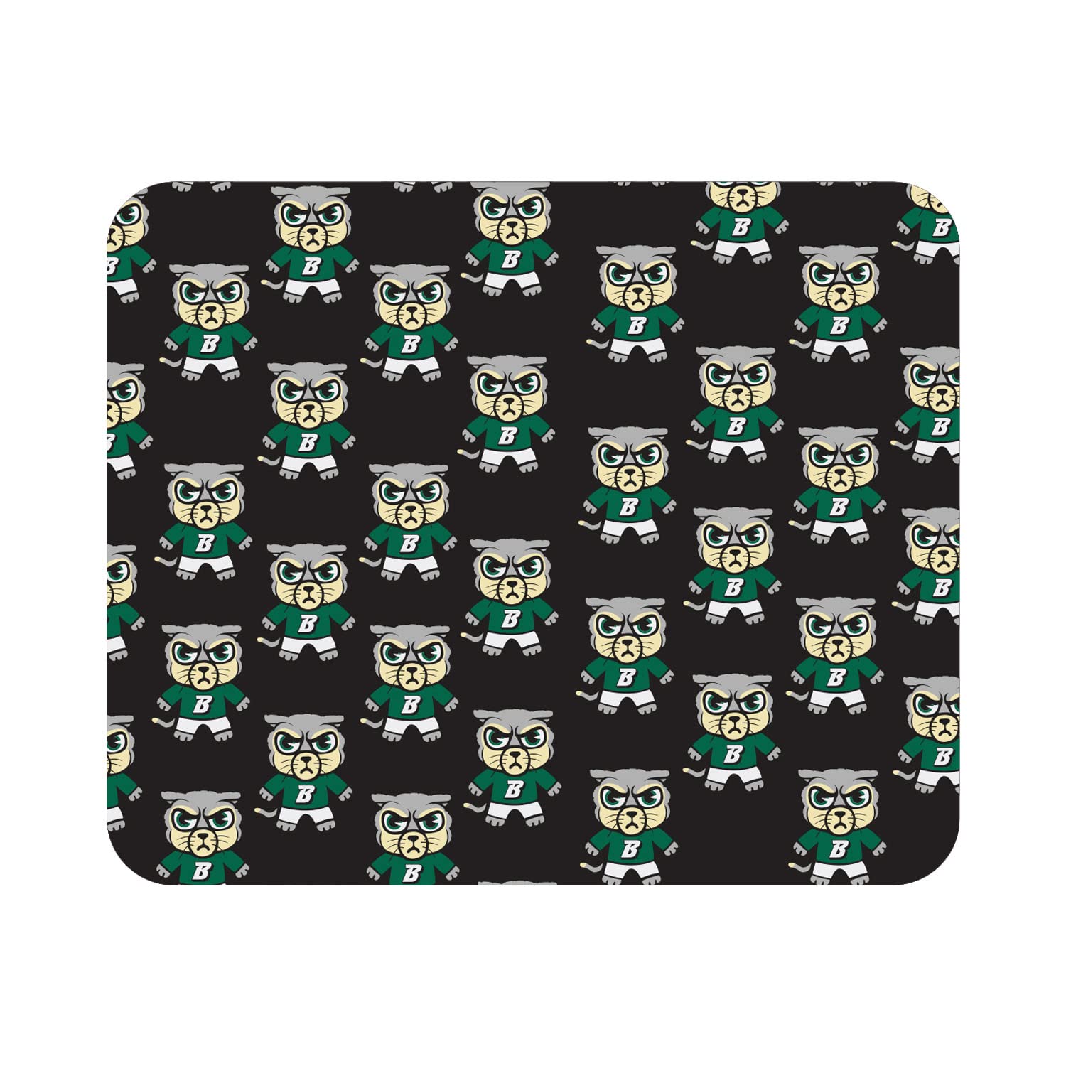 OTM Essentials Binghamton University Standard Fabric Mouse Pad - Non-Slip Desk Accessory for Gaming & Office Work - Tokyodachi Mascot Design - Perfect for Dorm Rooms, Home Offices & Computer Workstations