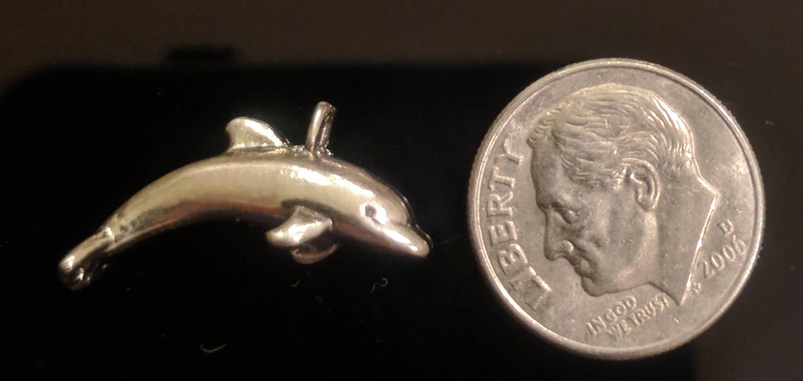 925 Solid Sterling Silver 3D Dangle Charms - Dolphins, Mermaid, Love Birds, Elephant & More Animal Pendants | Perfect for Necklaces, Bracelets & Jewelry Making