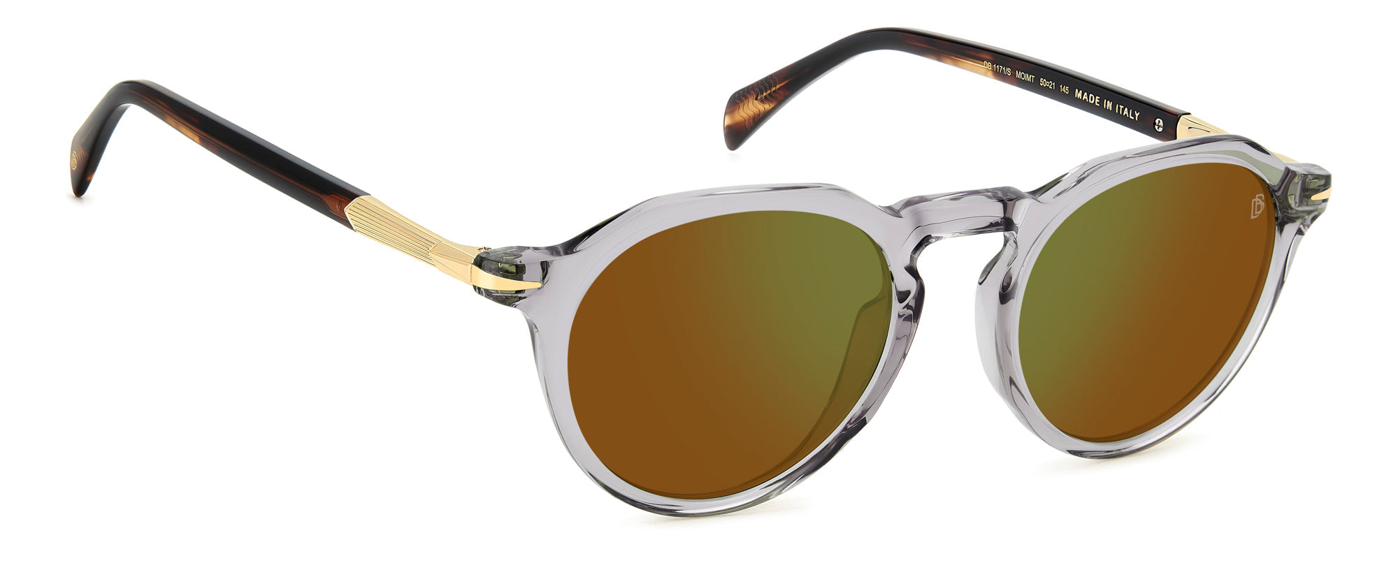 David Beckham DB1171/S Men's Sunglasses - Polarized UV Protection Aviator Style for Driving, Outdoor Sports & Fashion