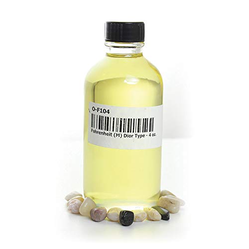 Premium Fahrenheit Men's Fragrance Oil - 4 oz | Organic & Natural Perfume Oil for Men | Long-Lasting Cologne Alternative | Perfect for Daily Wear, Grooming & Special Occasions