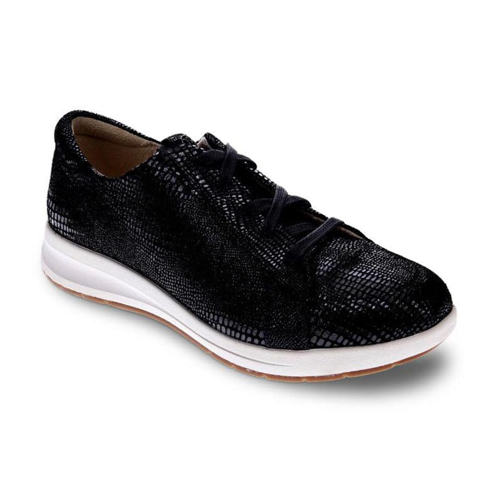 Revere Athens Women's Sneakers - Lightweight Premium Leather Walking Shoes with Custom Fit & Removable Arch Support Footbed | Perfect for Work, Travel & Everyday Comfort