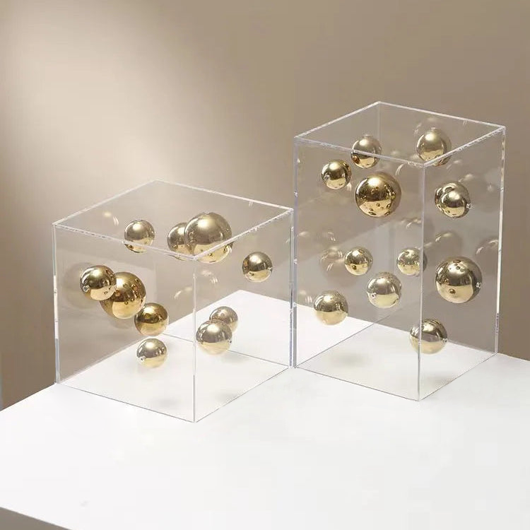 Modern Dot Art Cube - 3D Geometric Puzzle for Stress Relief & Home Decor | Perfect for Office, Living Room & Gifts