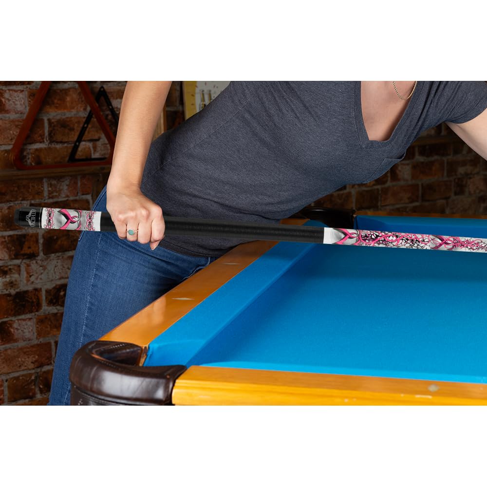 Athena ATH42 Hearts and Rose Thorns Pool Cue Stick - Premium Billiard Accessory for Professional & Recreational Players - Perfect for Bars, Game Rooms & Home Use