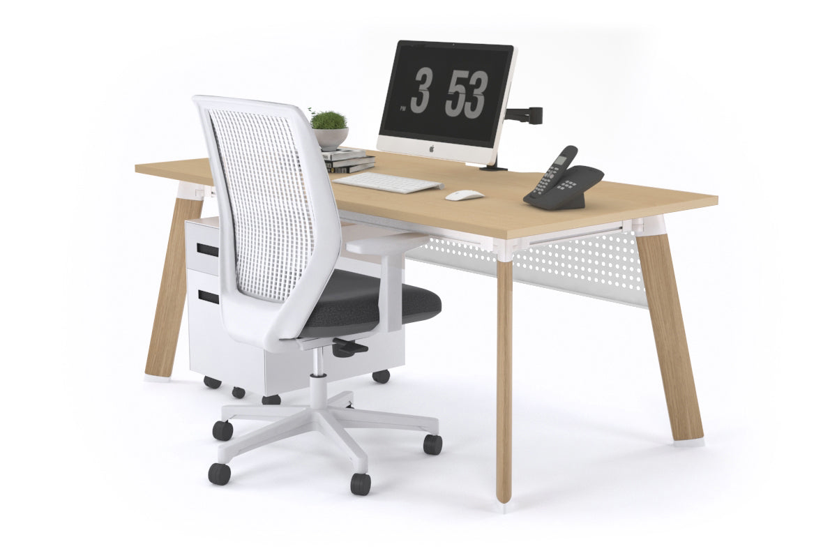 Switch Executive Desk - 1200L x 800W Modern Office Desk with Cable Management Scallop | Perfect for Home Office, Gaming Setup & Professional Workspace