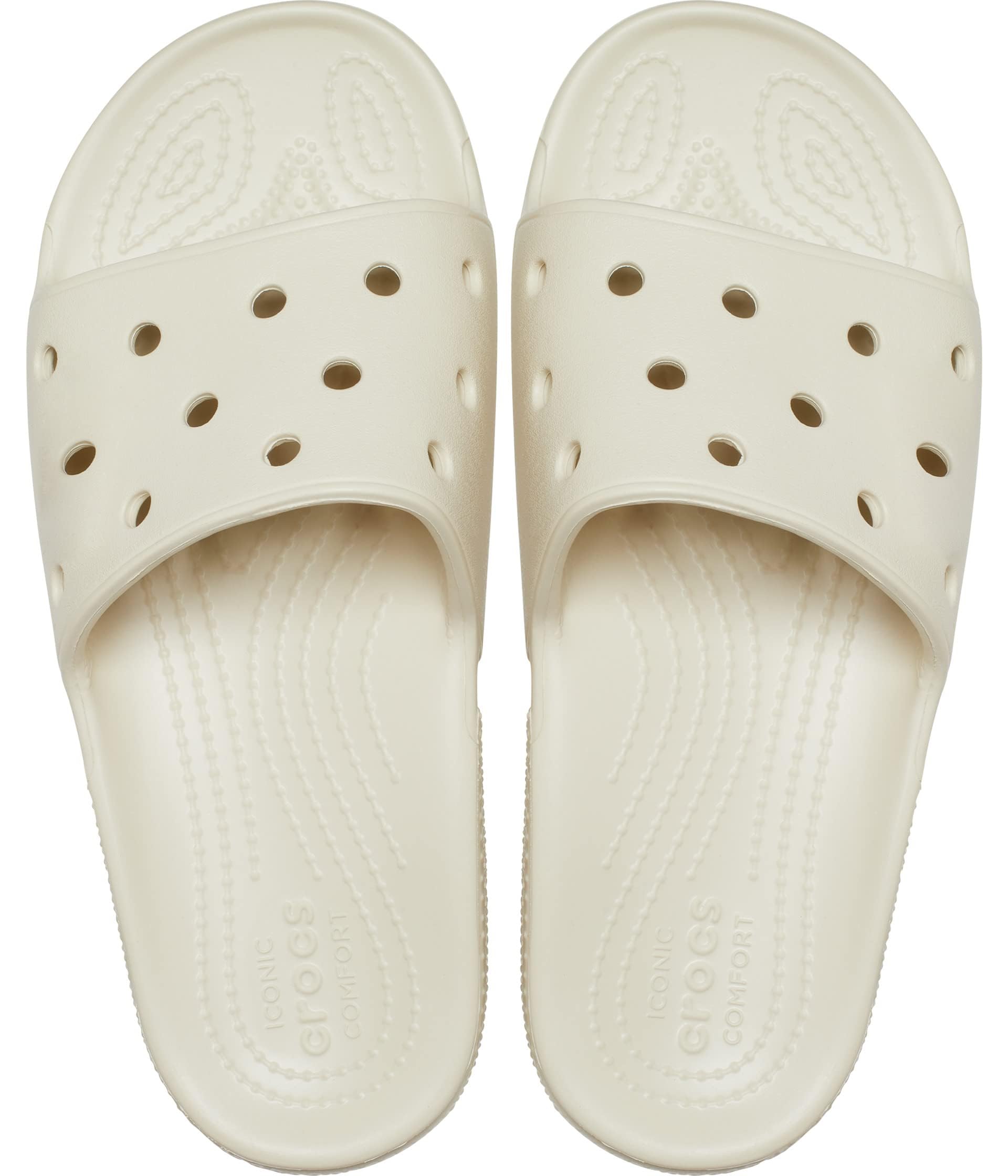 Crocs Unisex Classic Tie Dye Slides Sandals - Comfortable Waterproof Pool Shoes for Men & Women, Perfect for Beach, Garden, and Casual Wear