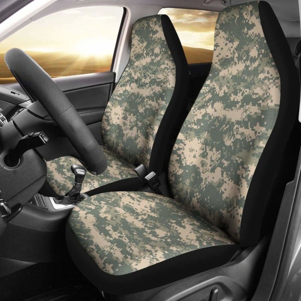 Acu Digital Camo Car Seat Cover 112608 - Durable Universal Fit for Trucks & SUVs - Perfect for Outdoor Adventures & Military Enthusiasts