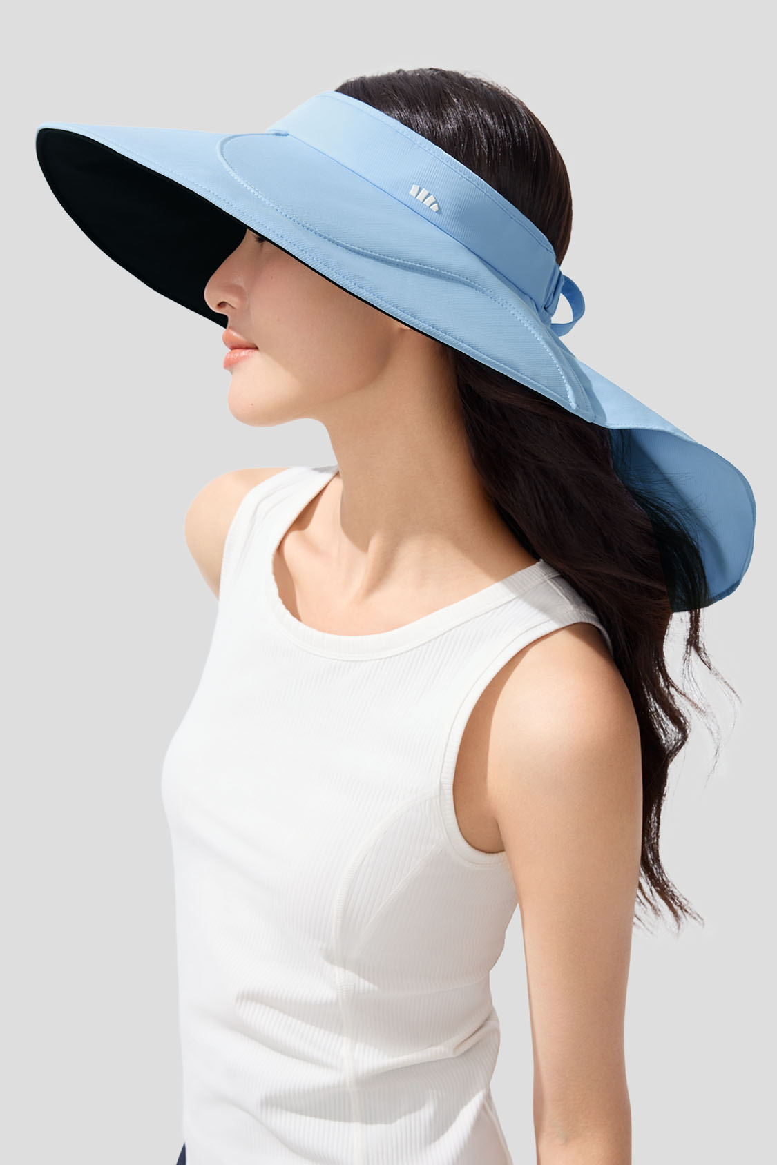 Halo Women's Full Wrap Sun Hat UPF50+ Wide Brim Beach Hat for UV Protection - Perfect for Outdoor, Travel, and Summer Activities