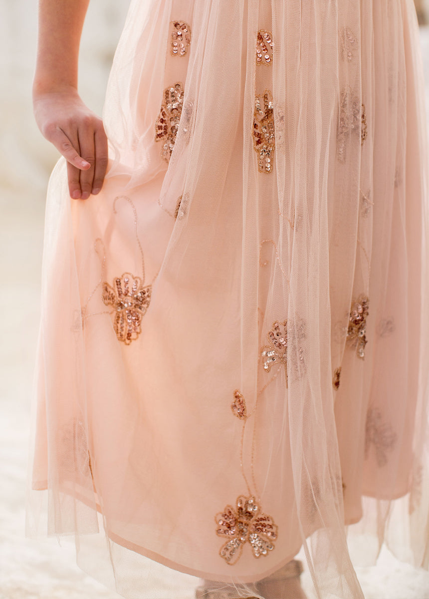 Kristine Blush Pink Dress for Women - Elegant & Comfortable Party, Wedding & Evening Wear
