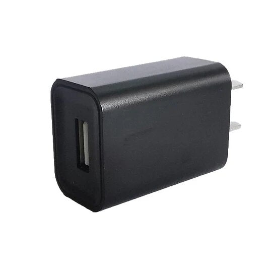 Fast Charging 5W USB Wall Charger Adapter - Compact & Portable for iPhone, Android, Smartphones - Perfect for Home, Office, Travel (Black) [XYAB]