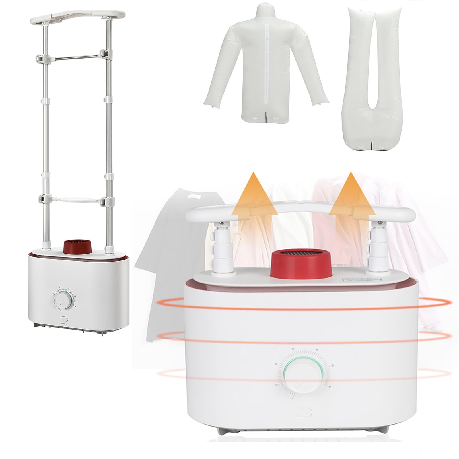 Portable Automatic Clothes Dryer - 1100W Folding Garment Steamer with Timer for Home, Travel & Dorm Use | Fast Drying for Clothes, Blankets & Delicates | Perfect for Apartments, Camping & Small Spaces