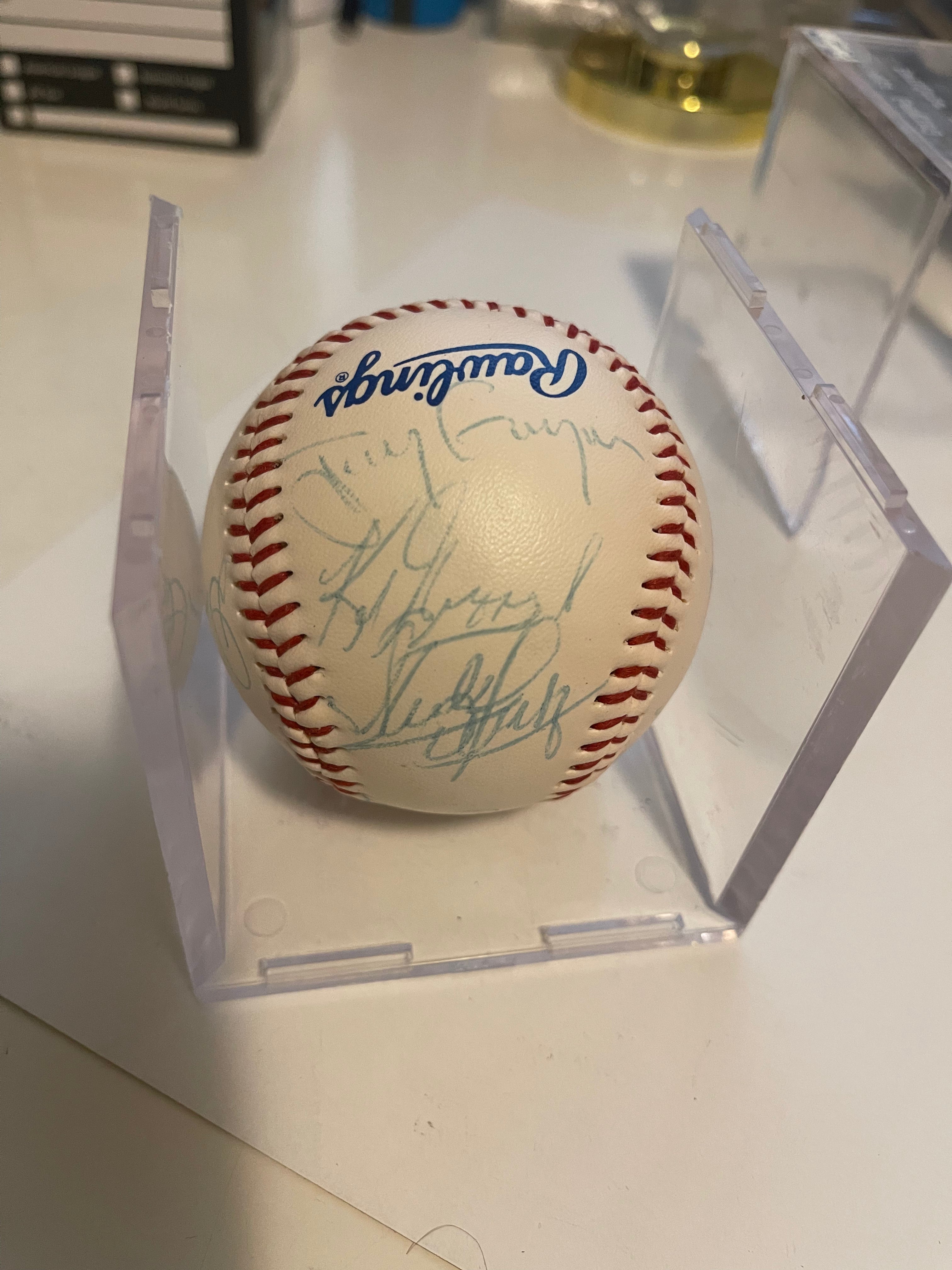 1991 All Star Baseball Game Signed Baseball - Rare Collectible with COA | Perfect for Sports Memorabilia Displays & Gift for Baseball Fans