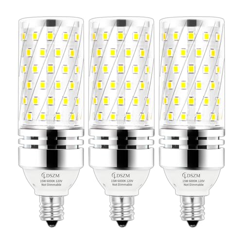 E12-15w-6000k-3pcs