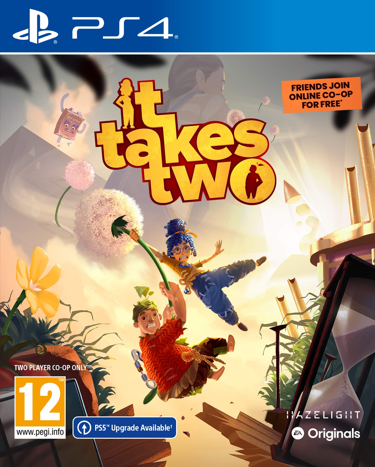 It Takes Two PS4 Game - Cooperative Adventure for Couples & Friends | Perfect for Date Nights & Fun Gameplay