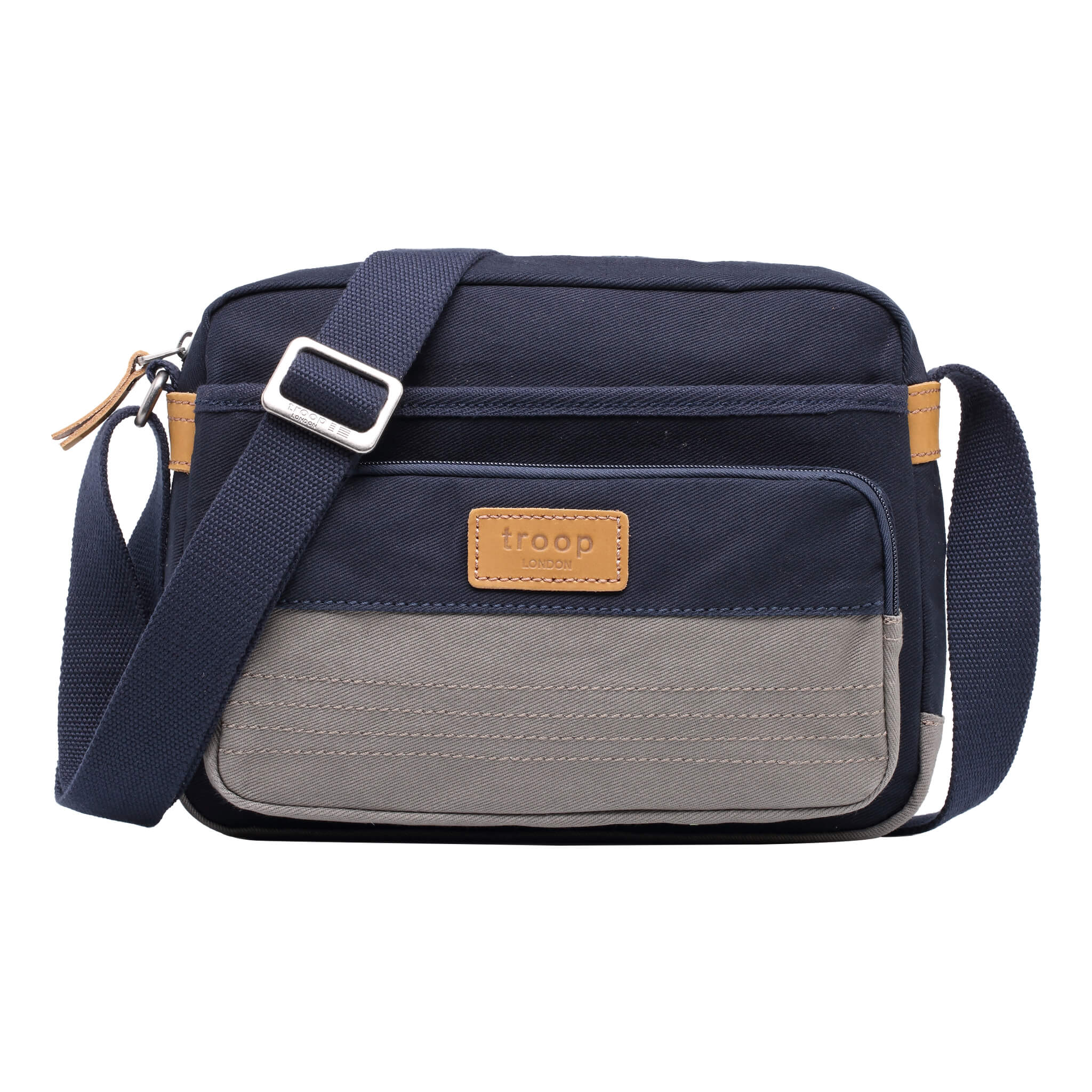 TCC161 Troop London Heritage Crossbody Bag for Women - Vintage Leather Shoulder Purse - Perfect for Travel, Work & Everyday Use