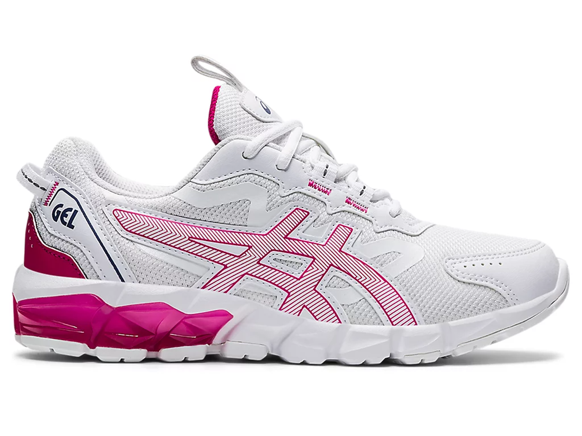 ASICS Junior Gel Quantum 90 GS Running Shoes for Kids - Lightweight Athletic Sneakers with Cushioning Technology | Perfect for School, Sports & Daily Activities (Style: 1204A003-100)