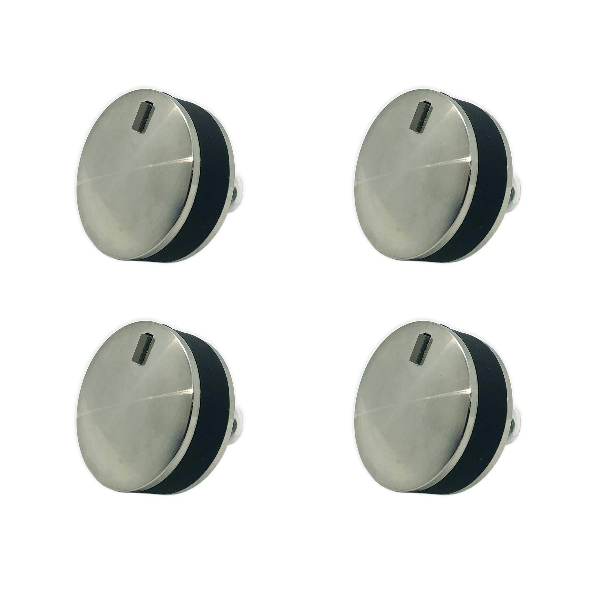 Edgewater Parts WB03X24360 - 4 Pack Replacement Knobs Compatible with GE Range Stoves & Ovens - Durable & Heat-Resistant for Cooking & Baking