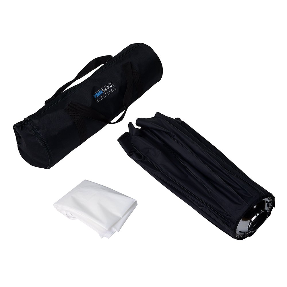 Pro Studio Solutions EZ-Pro 40in (100cm) Collapsible Beauty Dish & Softbox Combo with Novatron Speedring - Professional Photography Lighting for Strobe, Flash & Monolights - Perfect for Portrait, Fashion, and Beauty Photography