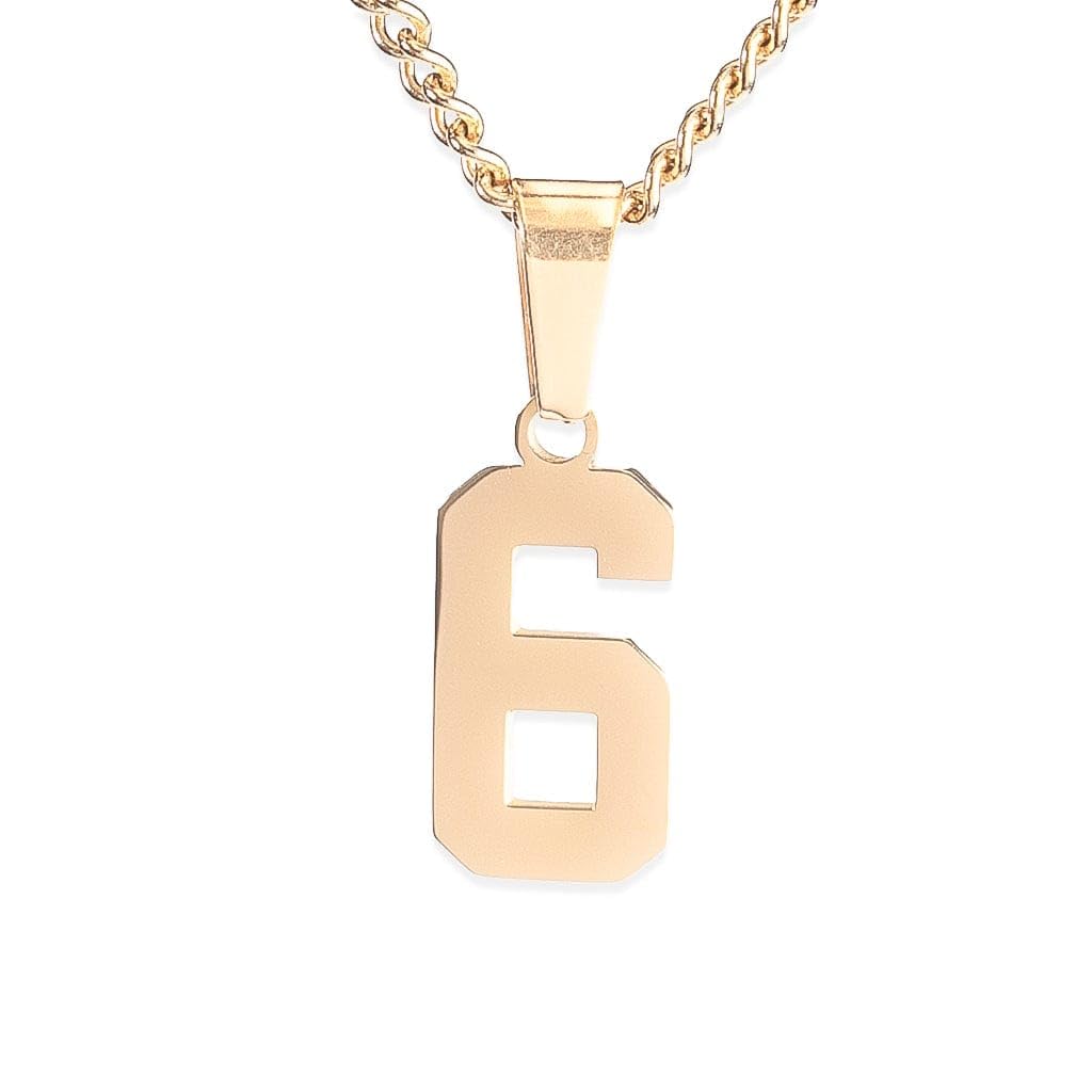 Custom Number Necklace 00-99 - Personalized Jersey Number Chain for Baseball, Football & Softball - Senior Gifts & Sports Fan Jewelry - Perfect for Games, Graduation & Team Spirit