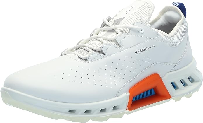 ECCO Men's Biom C4 Spiked Golf Shoes - Lightweight Waterproof Comfort for Walking & Golfing on the Course