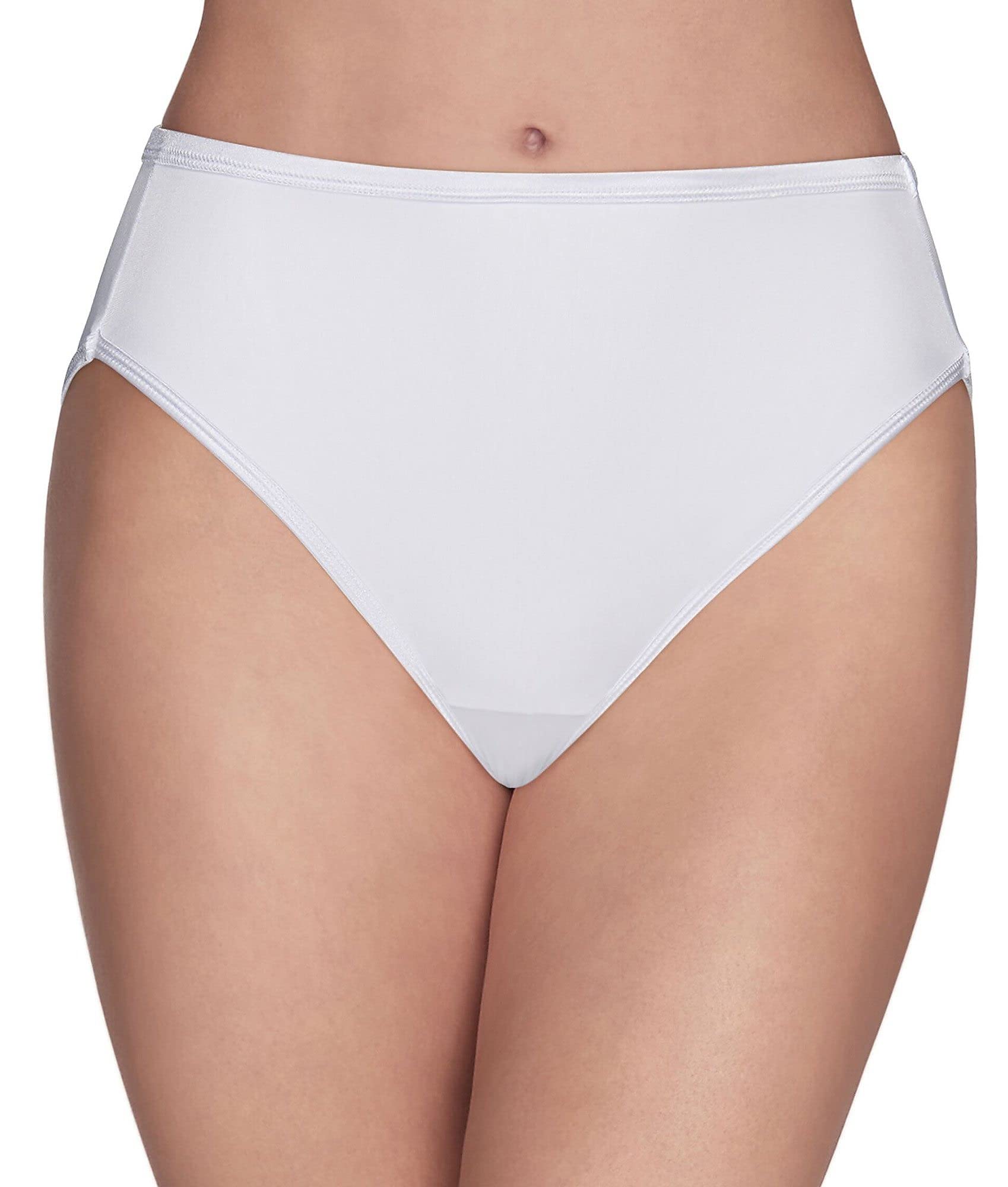 Vanity Fair Women's Illumination Hi-Cut Underwear - Comfortable Cotton Panties for Everyday Wear (Regular & Plus Size) | Perfect for Work, Gym & Lounge Wear