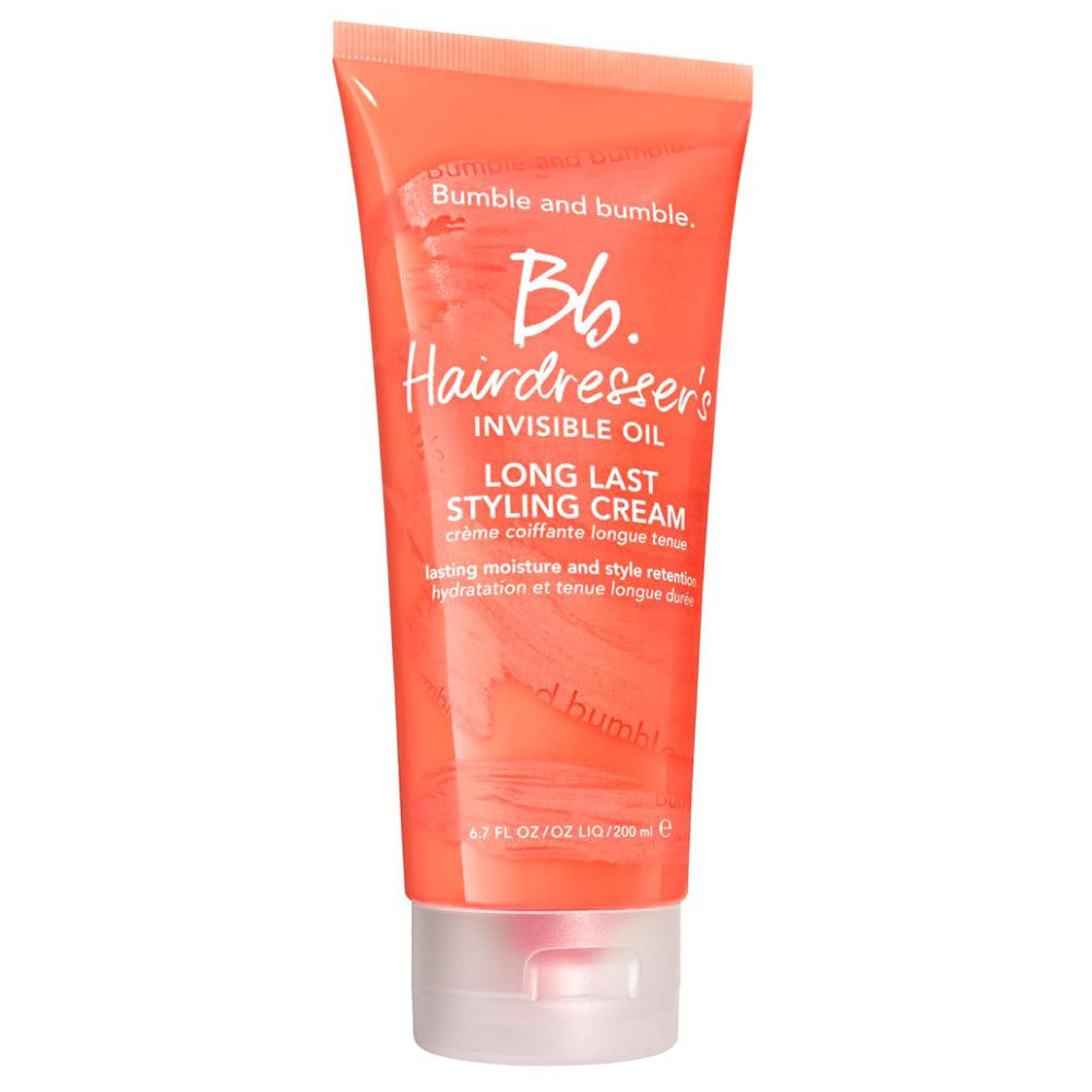 Bumble and Bumble Invisible Oil Long Last Styling Cream 6.7 oz - Heat Protectant & Frizz Control for Smooth, Shiny Hair - Perfect for Daily Styling & Salon-Quality Results at Home