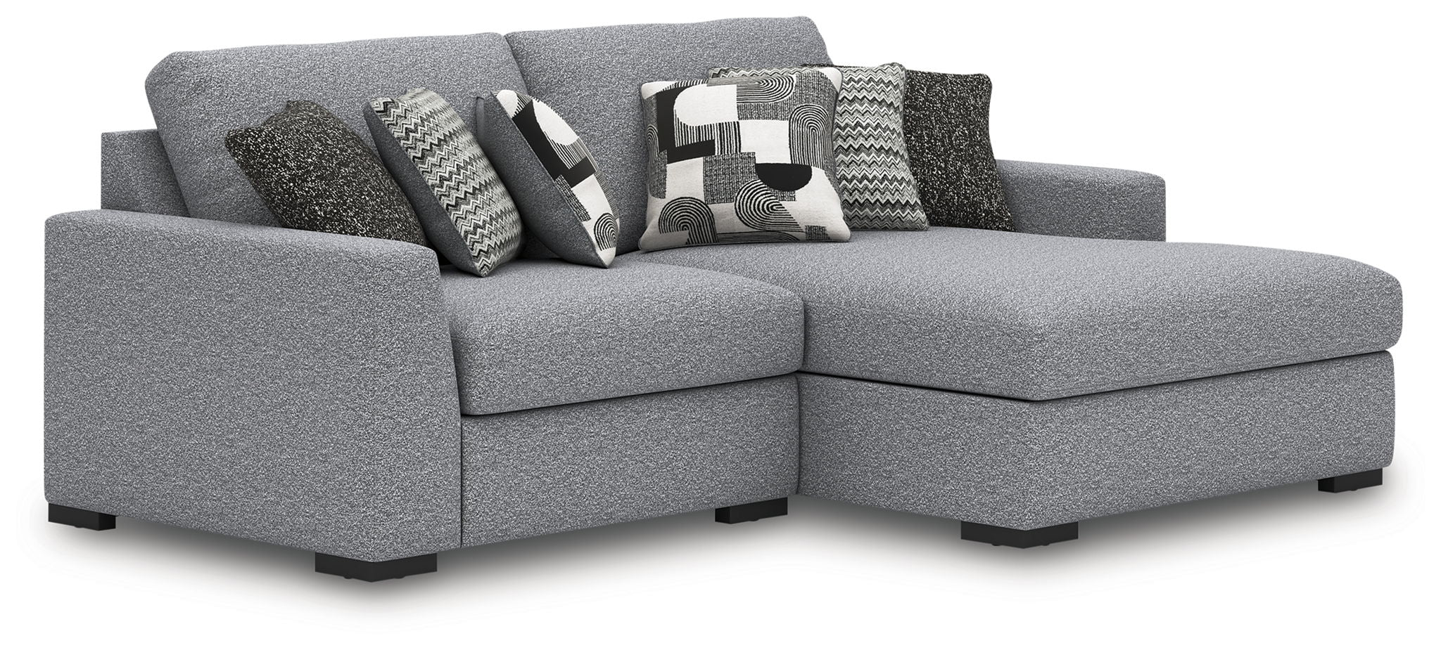 Bealton Modern Sectional Sofa with Reversible Chaise - Comfortable L-Shaped Couch for Living Room, Family Room & Apartment - Soft Upholstered Fabric & Sturdy Frame