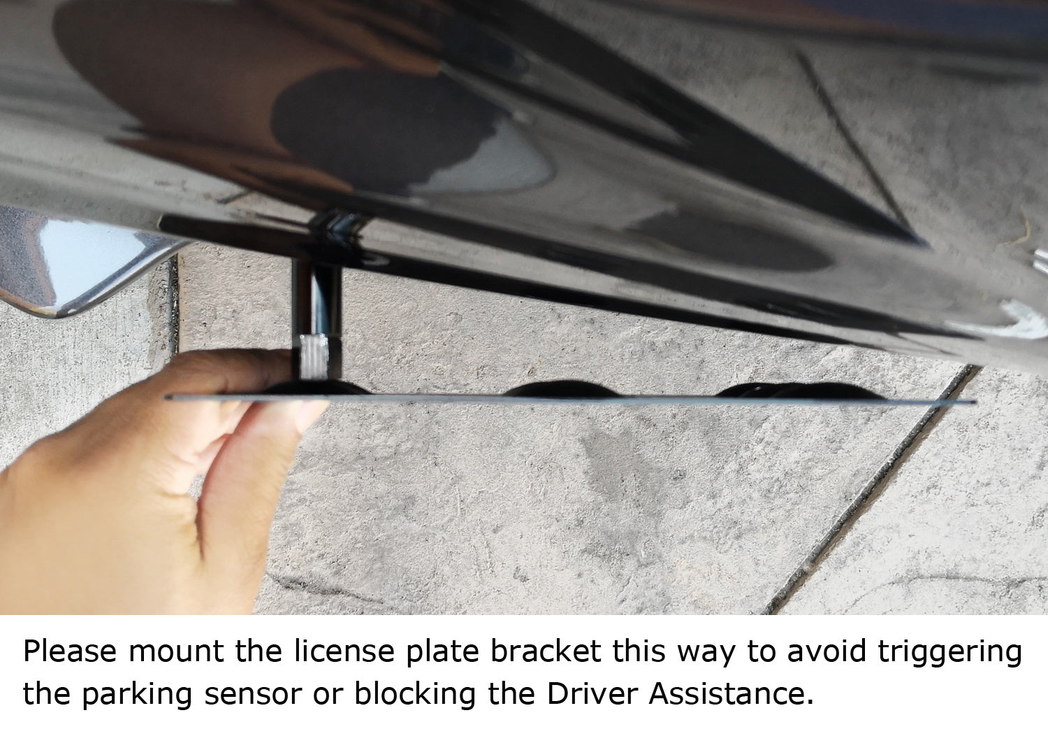 Alfa Romeo Stelvio Front Bumper Tow Hook License Plate Mount Bracket (2018-2024) - No Drill Installation for Custom Car Styling & Off-Road Adventures