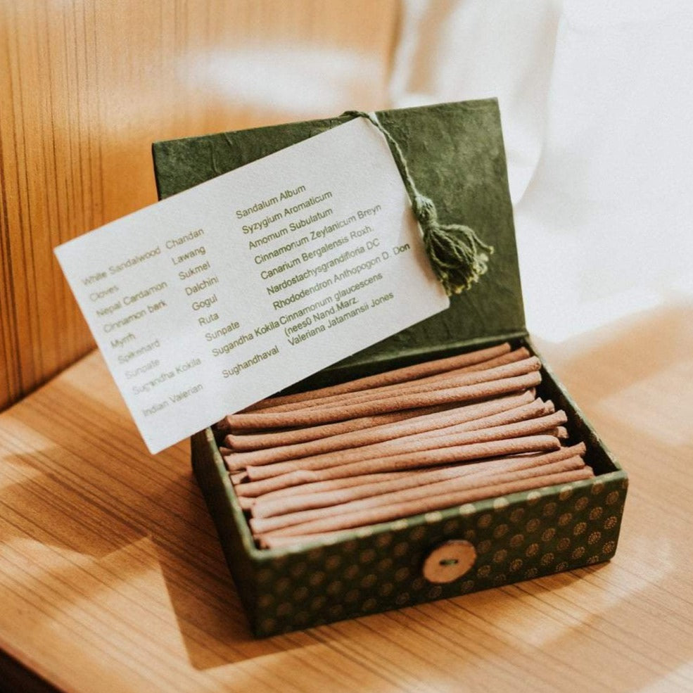 Handmade by Nuns Premium Incense Sticks Variety Pack - 12 Scents for Meditation, Yoga & Home Fragrance