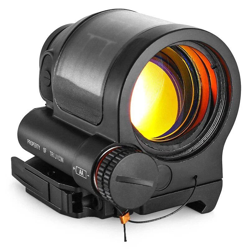 Tactical SRS Solar Power Red Dot Sight - Military Grade Sealed Reflex Scope for Hunting, Airsoft & Wargame | Perfect for Outdoor Shooting, Tactical Training & Survival Scenarios