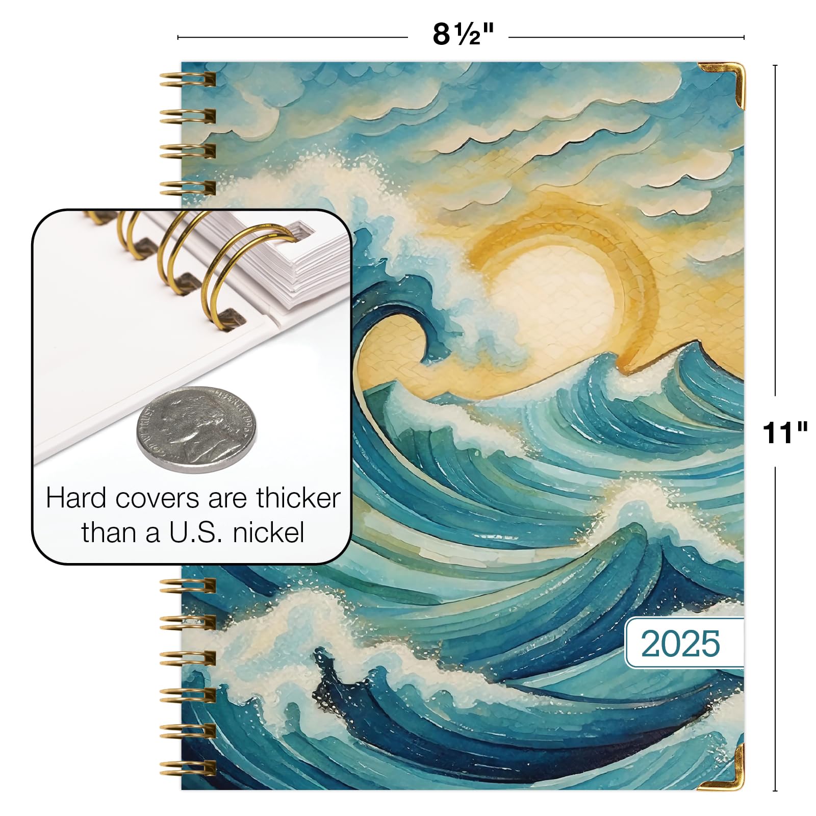 2025 Hardcover Planner 8.5