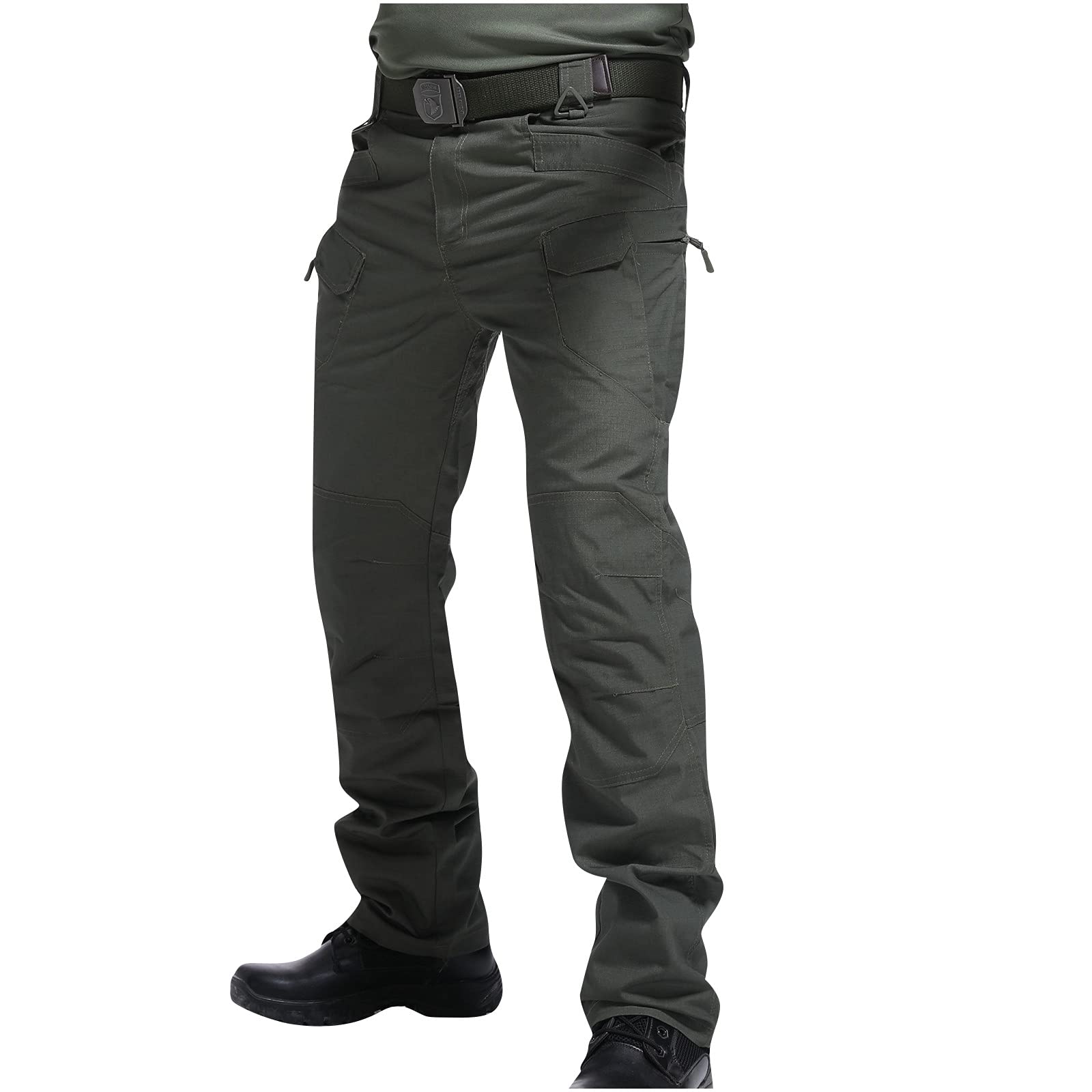 Men's Military Tactical Cargo Pants - Water Resistant, Relaxed Fit Outdoor Hiking Trousers for Camping, Hunting & Work | Durable Combat Army Pants for Adventure & Tactical Use